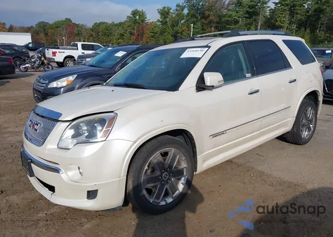 2012 GMC Acadia Denali из США, поврежденный, VIN 1GKKVTED6CJ280212